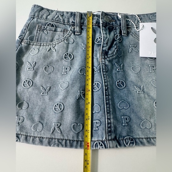 Playboy Denim Mini Skirt NWT - Picture 9 of 9